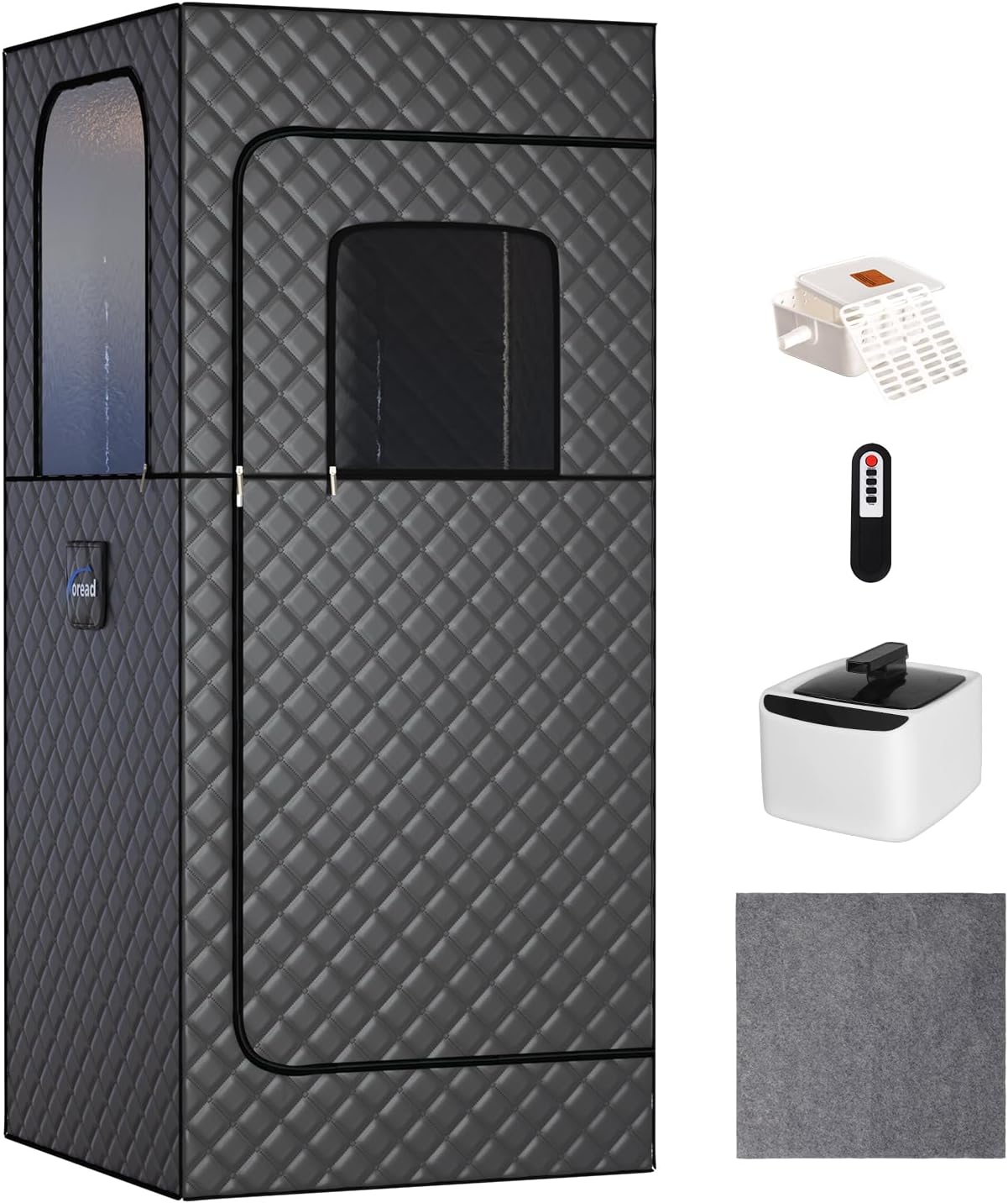 IceBearHungry – Kompakt Gőz Szauna 1000W 2.6L